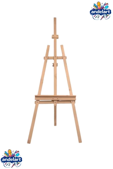 andelart Ahşap Şövale - Üç Ayaklı Şövale 175 Cm ürün görseli 1