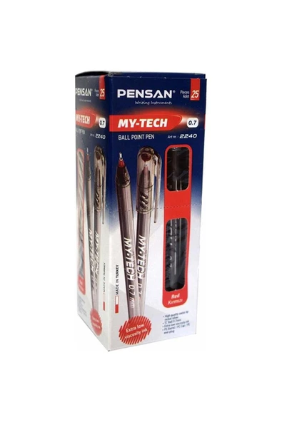 Pensan Tükenmez Kalem (25 Lİ ) My-Tech 1.0 MM İğne Uç Siyah 2250 ürün görseli 1