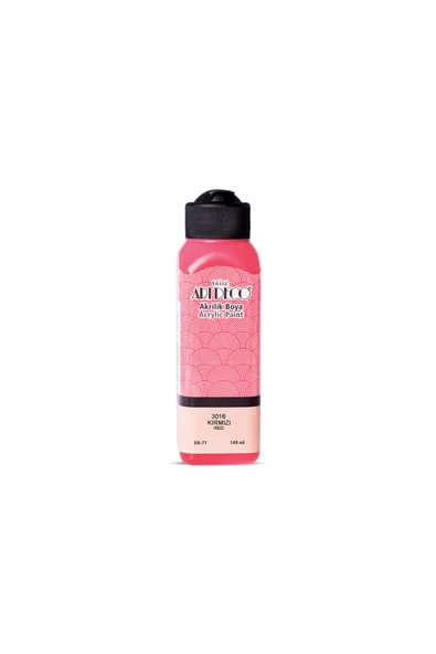 Artdeco Akrilik Boya 140ml Kırmızı 3016 ürün görseli 1