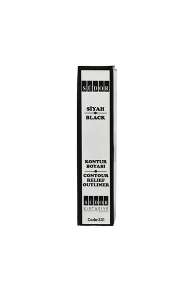 Südor Kontur Boyası Siyah Renk 25ml ürün görseli 1