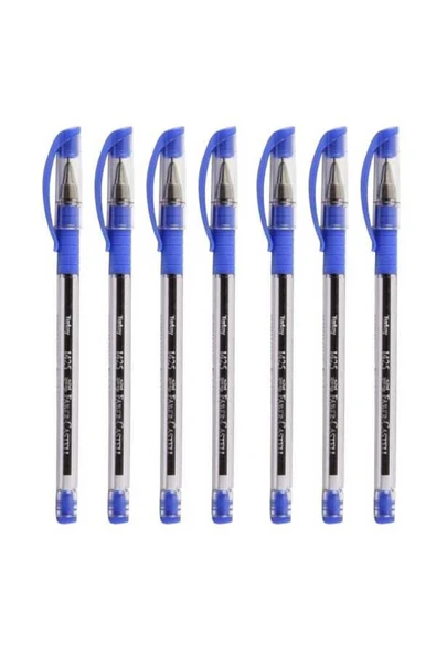 Faber Castell 1425 Mavi Iğne Uçlu Tükenmez Kalem 7'li ürün görseli 1