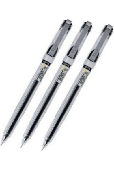Dong-A My Gel 0.5mm Siyah Ince Iğne Uçlu Jel Kalem 3 Adet ürün görseli 1