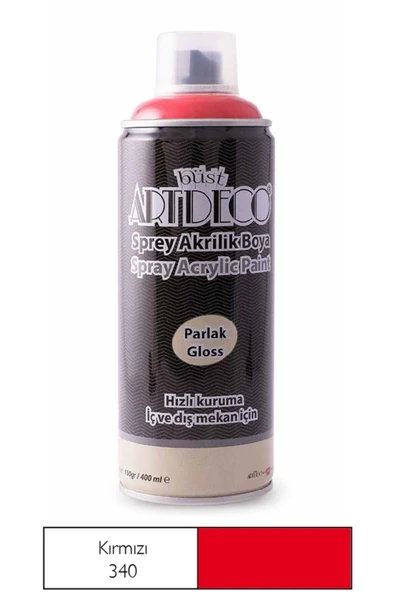 Artdeco Sprey Akrilik Boya Kırmızı 400ml ürün görseli 1