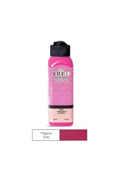Artdeco 70r Akrilik Boya 3042 Magenta 140ml ürün görseli 1