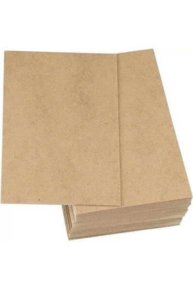 Arotza 50x70 Resim Altlığı Duralit Ham Mdf Çok Amaçlı 1 Adet Ve 25 Adet Beyaz Kağıt Hediye ürün görseli 1