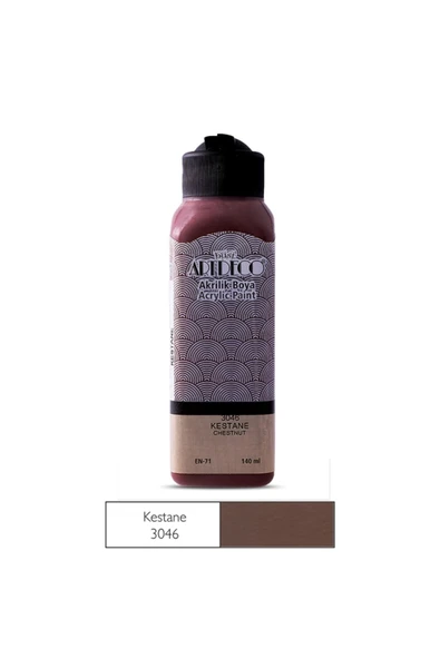 Artdeco Akrilik Boya 140 Ml. Kestane ürün görseli 1