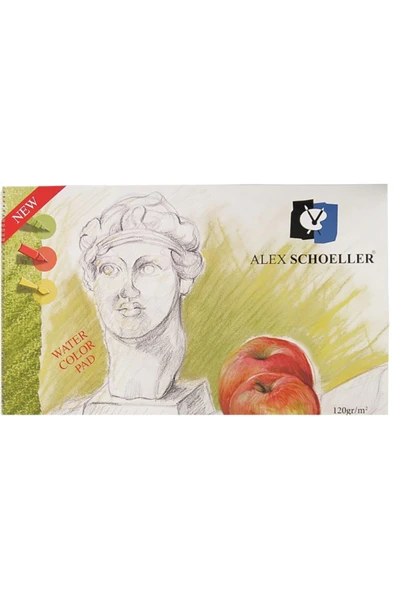 Ponart Alex Schoeller 120 Gr 35x50 Cm 15 Sayfa Spiralli Suluboya Defteri 12035 ürün görseli 1
