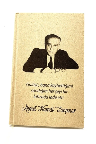 Digi Grand Sert Kapak Ahmet Hamdi Tanpınar Not Defteri Planlayıcı Ajanda 13x21 Cm ürün görseli 1