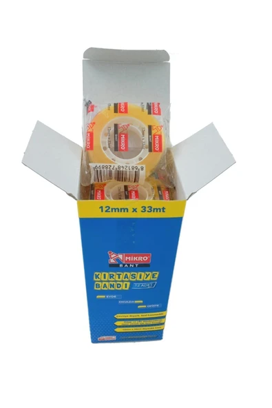 Mikro Bant 12x33 Mm 12 Li Para Bandı ürün görseli 1