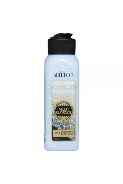 Artdeco Gold : Multi-surface Akrilik Boya : 140 Ml : Bebek Mavi 268 ürün görseli 1