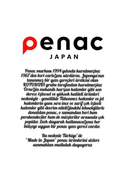 PENAC Protti Prc107 Siyah 0.7 - Resim 2