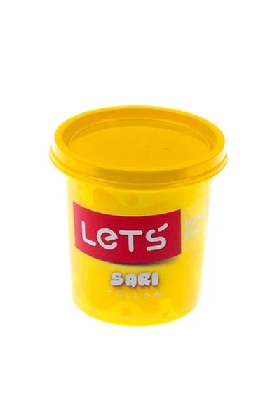 Lets TEK RENK OYUN HAMURU NEON SARI 150 gram ürün görseli 1