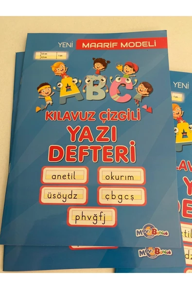 Mavi Boncuk Yeni Maarif Modeli Büyük Boy Güzel Yazı Defteri 2 Adet ürün görseli 1