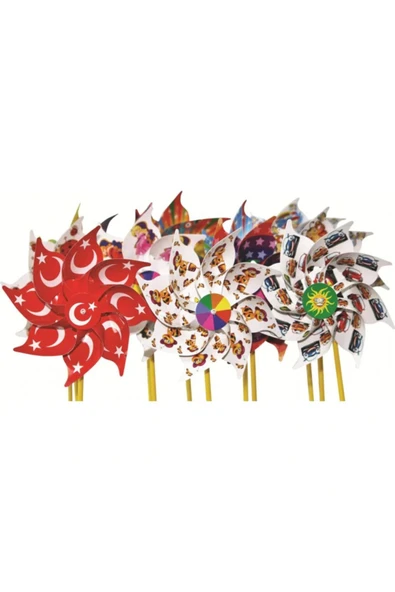 CAN OYUNCAK Rüzgar Gülü 3'lü Karışık ürün görseli 1