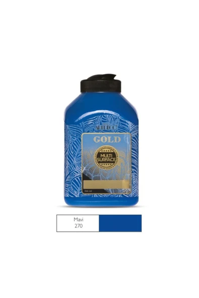 Artdeco Gold Multi Surface Akrilik Boya 500 Ml. 270 Mavi ürün görseli 1