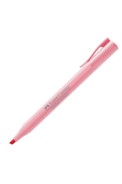 Faber Castell 158112 Textliner Pastel Fosforlu Kalem Pembe ürün görseli 1