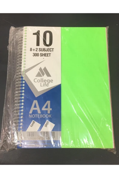 Alfa College Lıfe 8+2 300 Yaprak Çoklu Defter ürün görseli 1