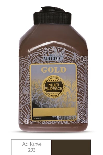 Artdeco Gold Multi Surface Akrilik Boya 500 ml. 293 ACI KAHVE ürün görseli 1