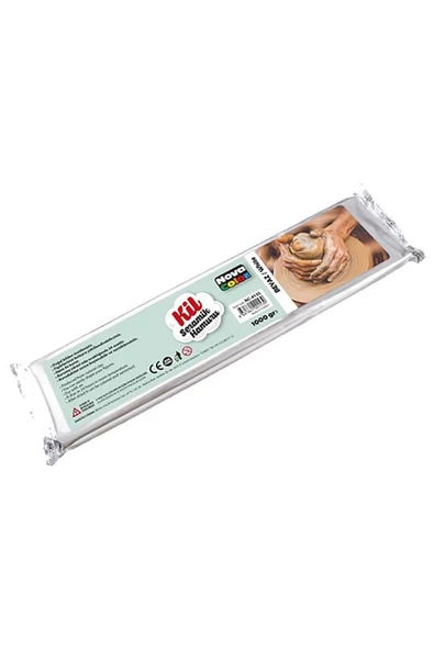 Nova Color Seramik Kil 1000gr Beyaz Nc-4135 ürün görseli 1