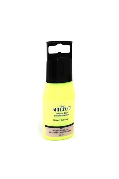 Artdeco 042c Boyutlu Boya 661 Fosforlu Sarı 50ml ürün görseli 1