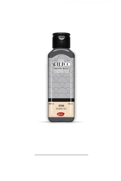 Artdeco Akrilik Boya 140ml Grafiti Gri 3705 ürün görseli 1