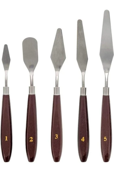 Limmy Resim Spatula Seti, Metal Spatula 5'li (painting Knife) ürün görseli 1