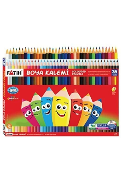 Fatih Kuru Boya 36 Renk Tam Boy ürün görseli 1