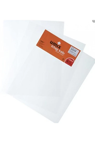 Umix Şeffaf Hazır Tek Taraf Yapışkanlı 10'lu Kitap Kabı ( Kalın ) ürün görseli 1