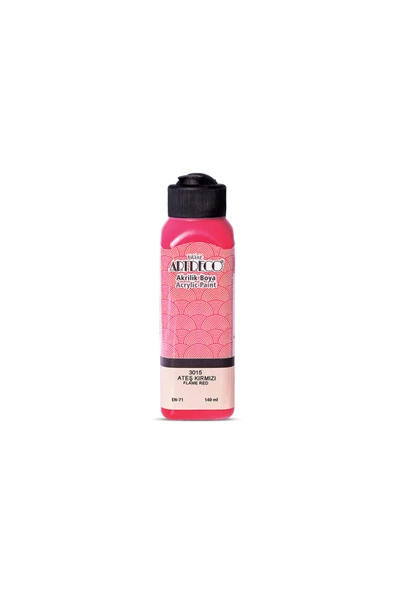 Artdeco Akrilik Boya 140ml Ateş Kırmızı 3015 ürün görseli 1