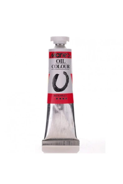 Maries Yağlı Boya 12 ml 302 Scarlet ürün görseli 1