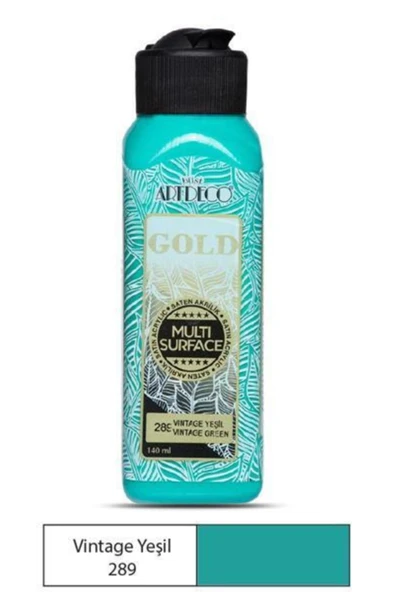 Artdeco Gold Multi Surface Akrilik Boya 140 ml. 289 Vıntage Yeşil ürün görseli 1