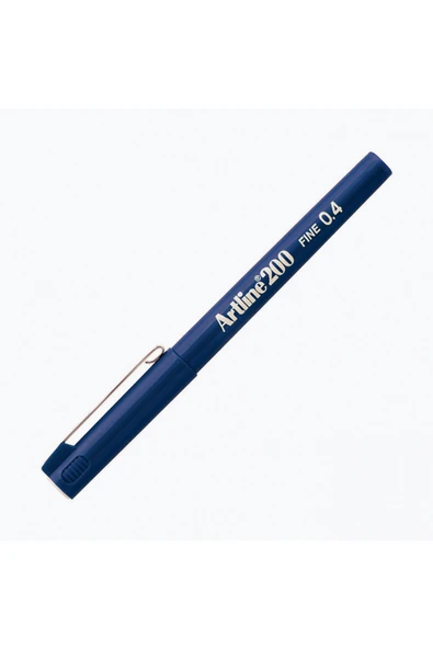 artline 200 Fineliner Yazı Ve Çizim Kalemi 0,4mm Royal Mavi ürün görseli 1