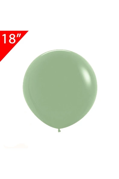 asöy 18 inç Retro Okaliptus Jumbo Büyük Boy Balon 45 Cm ürün görseli 1