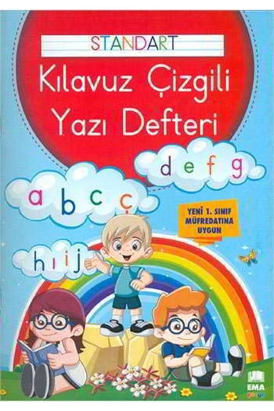 Ema Çocuk 24 Yaprak A4 Büyük Boy Standart Kılavuz Çizgili Güzel Yazı Defteri 10 Adet ürün görseli 1