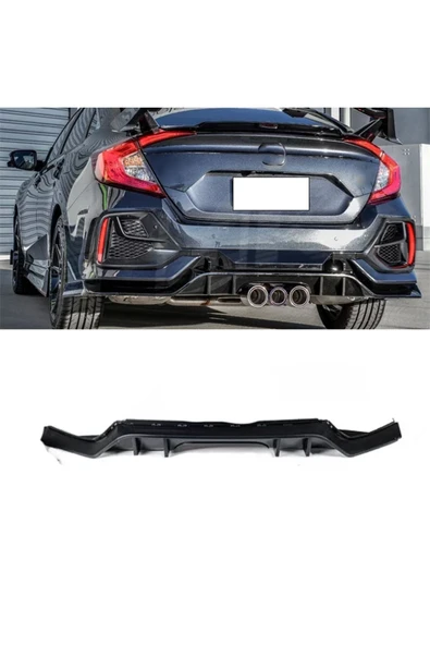 FC5 TYPER ARKA TAMPON DİFÜZÖR ORTA ALT PARÇA TEK BOYASIZ ürün görseli 1