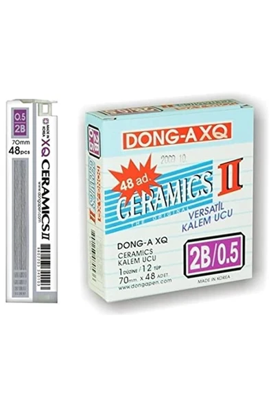 Dong-A Marka: Ceramics 0,5mm 2b Min Versatil Kalem Uç 12'li Tüp Kategori: Versatil Kalem ürün görseli 1