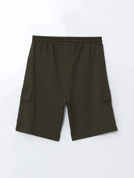 XSIDE Haki Slim Fit Erkek Kargo Şort - Resim 6
