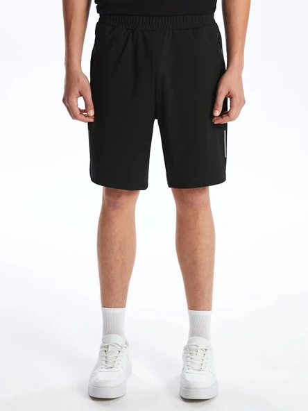 XSIDE ACTIVE Siyah Slim Fit Erkek Spor Şort - Resim 2