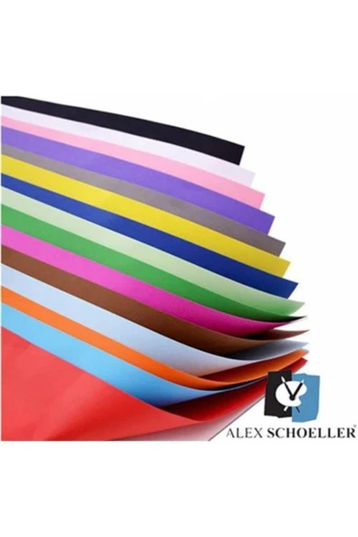 Alex Schoeller Fon Kartonu 50x70 Karışık 10 Renk ürün görseli 1