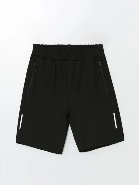 XSIDE ACTIVE Siyah Slim Fit Erkek Spor Şort - Resim 5