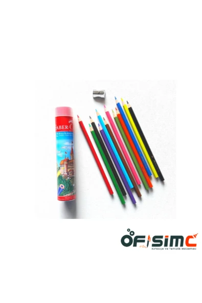 Faber Castell Faber 12'Li Kuruboya Üçgen Tüp ürün görseli 1