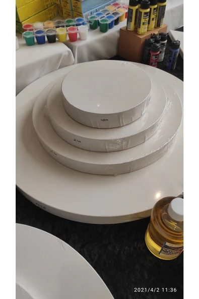 tuval shop 30 Cm Daire Tuval - Resim 4