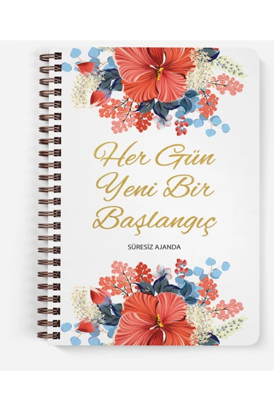 AKILLICA Her Gün Yeni Bir Başlangıç Süresiz Planlayıcı Ajanda ürün görseli 1