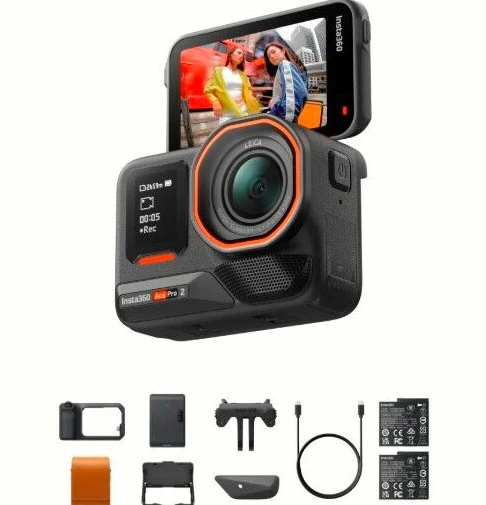 Insta360 Ace Pro 2 Pocket Print Bundle Çift Bataryalı Çantalı Set ürün görseli 1