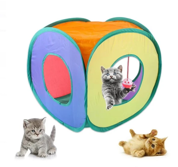 Oyuncak Toplu Kedi Oyun Tüneli - Resim 4