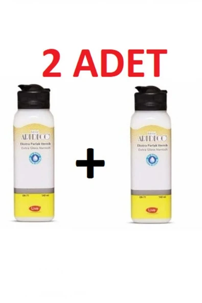 Artdeco Su Bazlı Ekstra Parlak Vernik 2 Adet(2 X 140 Ml) ürün görseli 1