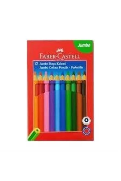 Faber Castell Jumbo Boya Kalemi 12 Renk ürün görseli 1