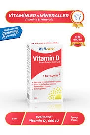 Wellcare Vitamin D3 İçeren Takviye Edici Gıda 5 ml 1 Fıs 600 IU ürün görseli 1