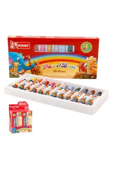 Mikro Pastel Boya 12li ürün görseli 1