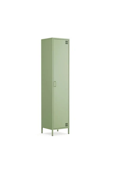 Furni24 Pera Metal Elbise Dolabı, Soyunma Dolabı, Tek Kapılı, 41,50 x 40 x 189,50 cm ürün görseli 1
